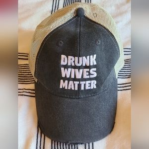 Distressed Drunk Wives Matter Trucker Hat